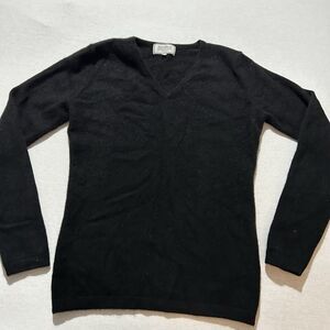 Dunedin Cashmere Scotland Sweater Women's Size M in Black, Classic, Academia